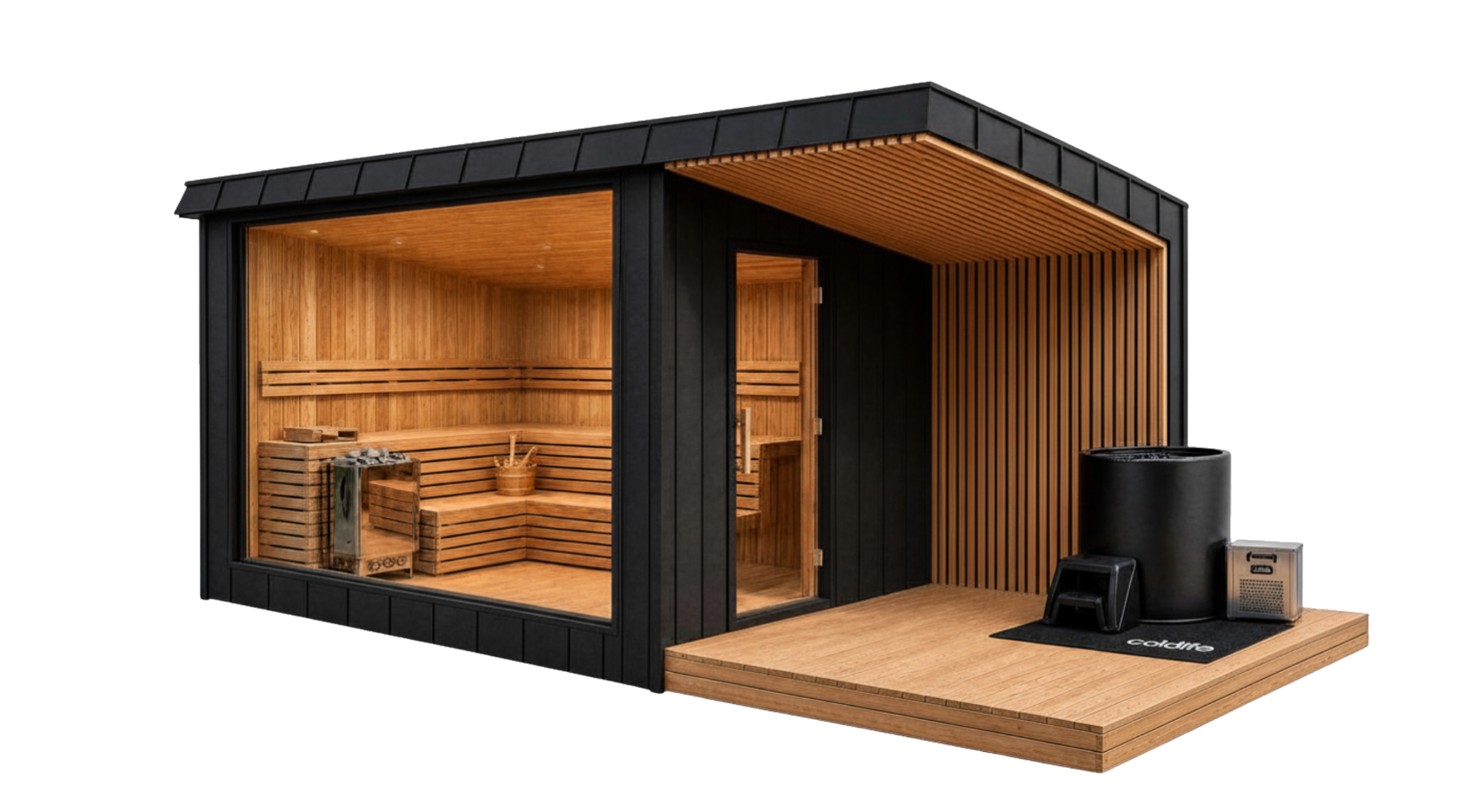Cedar II with integrated deck plunge
